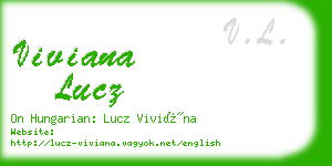 viviana lucz business card